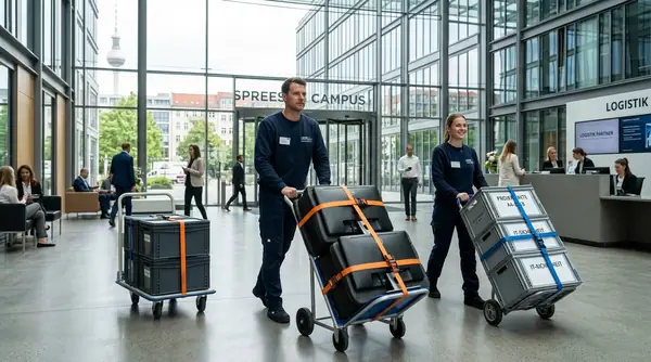 Firmenumzug und Büroverlagerung