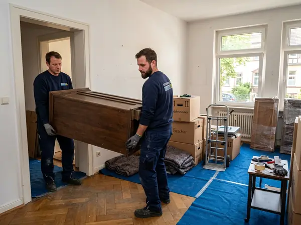 Professionelle Entrümpelung und Haushaltsauflösung im Einsatz