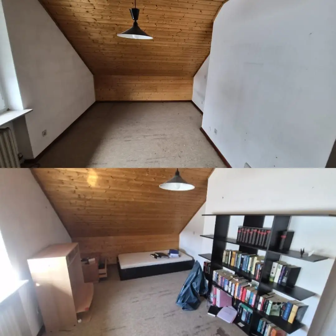 Dachgeschoss-Wohnungsauflösung im Taunus